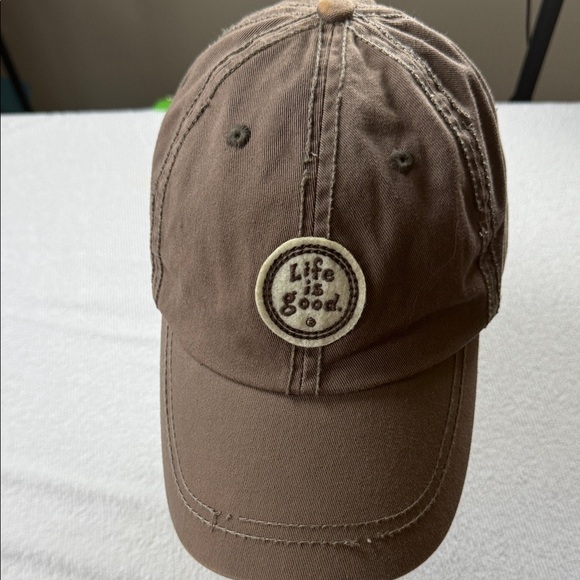 Life Is Good Other - Life Is Good Chocolate Brown Hat